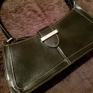 Kenneth Cole black leather purse